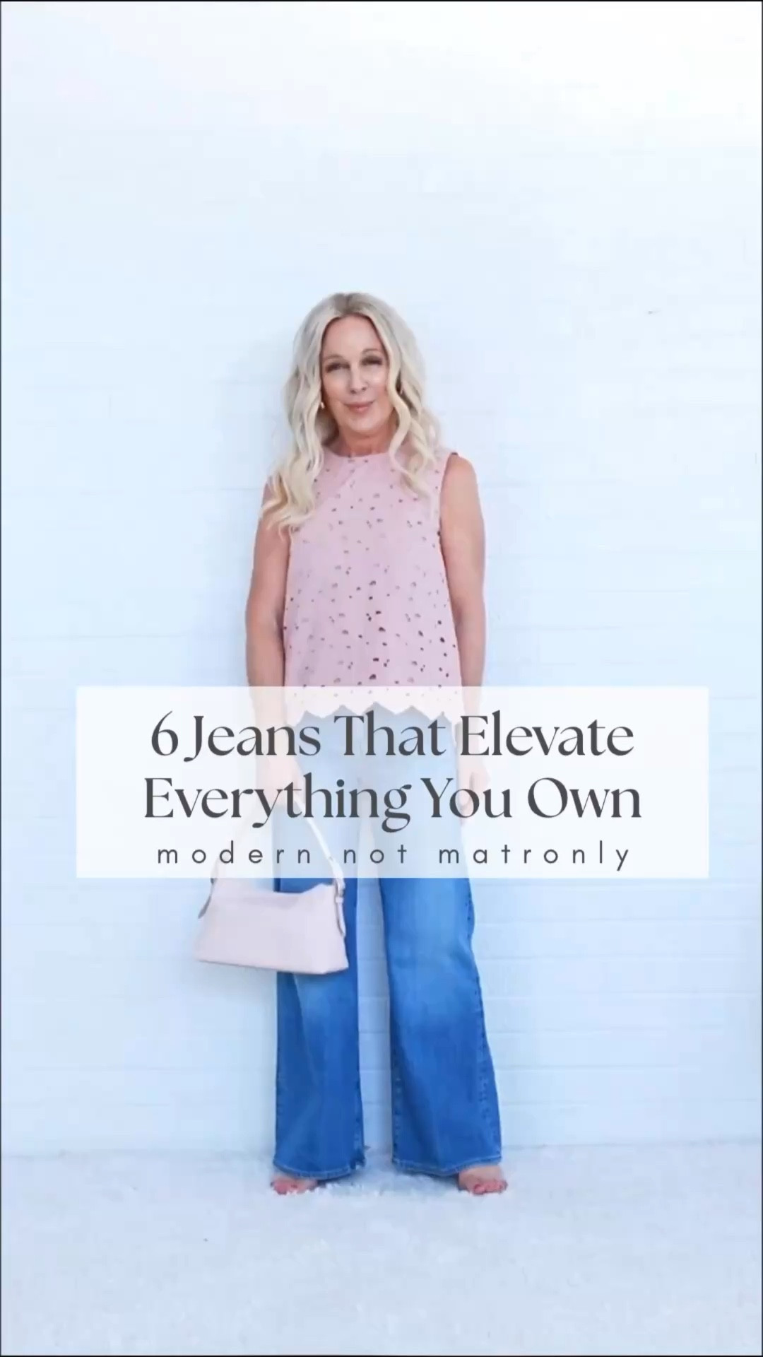 6 Jeans That Elevate Everything You Own
Modern. NOT Matronly.

If your jeans feel “off”… it’s not you — it’s the denim.
These are the 6 pairs I reach for on repeat when I want to look put together
… without overthinking it.

Flattering.
Easy.
No frump.

From trouser jeans to white slim straight — this is the edit that just works 🤍

💬 Comment DENIM to get the exact pairs 
so you can elevate everything you own, too.

(I earn commission from these links.)

✨Midlife It Girl Energy,
Valarie

#FashionOver50 #SpringOutfit #springoutfits #StyleOver50 #springoutfit2026

Spring Outfits
Spring Fashion
Spring Style
Classic Style
American Style

#LTKOver40 #LTKSeasonal #LTKPetite