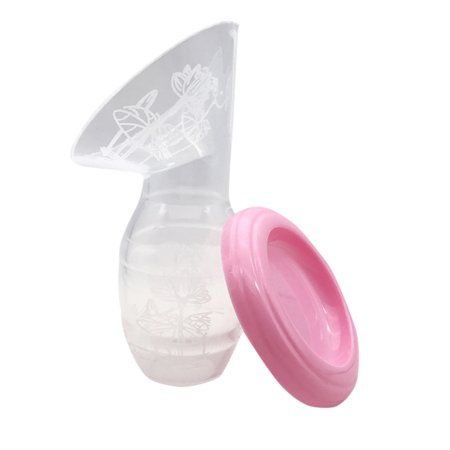 Silicone Mom Manual Breast Pump Baby Breastfeeding Milk Saver Suction Bottle PK | Walmart (US)