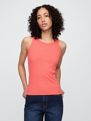 Ribbed Scoopneck Tank Top | Gap Factory