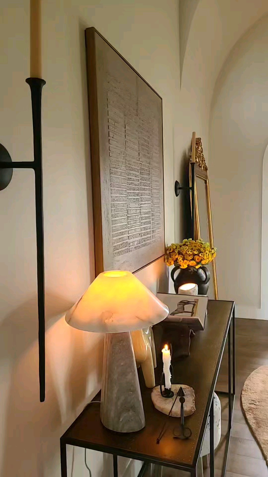 entryway styling modern organic 

#LTKSeasonal #LTKHome #LTKSaleAlert