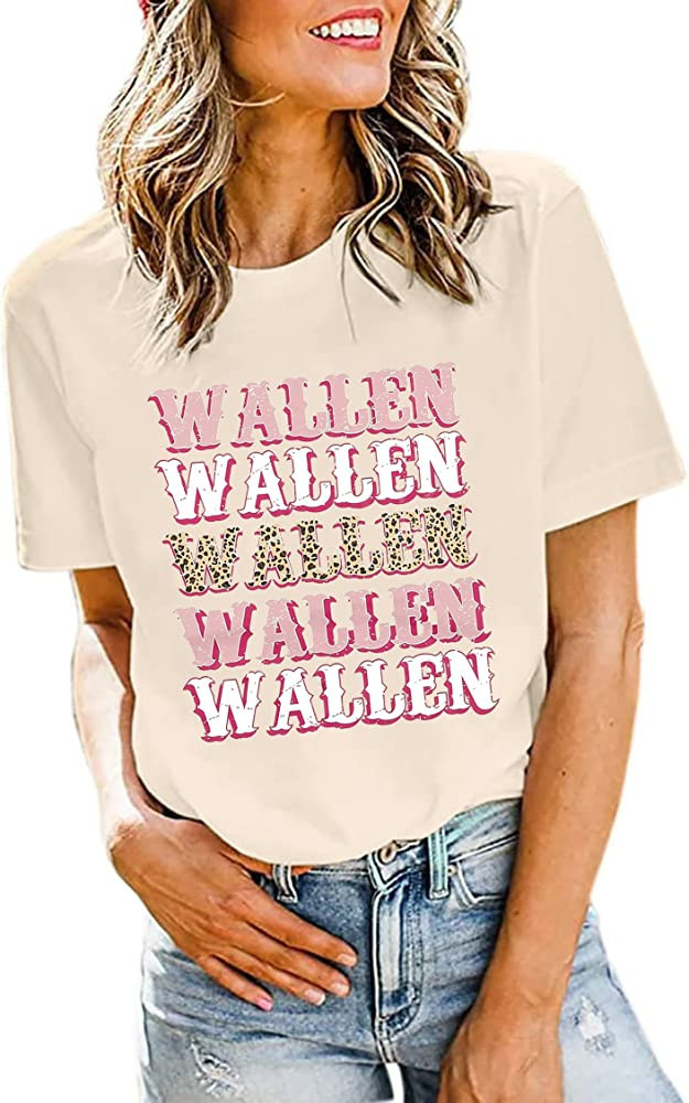 Wallen Shirt for Women Western Southern Retro Shirt Cute Country Music Graphic Tees Cowgirl Color... | Amazon (US)