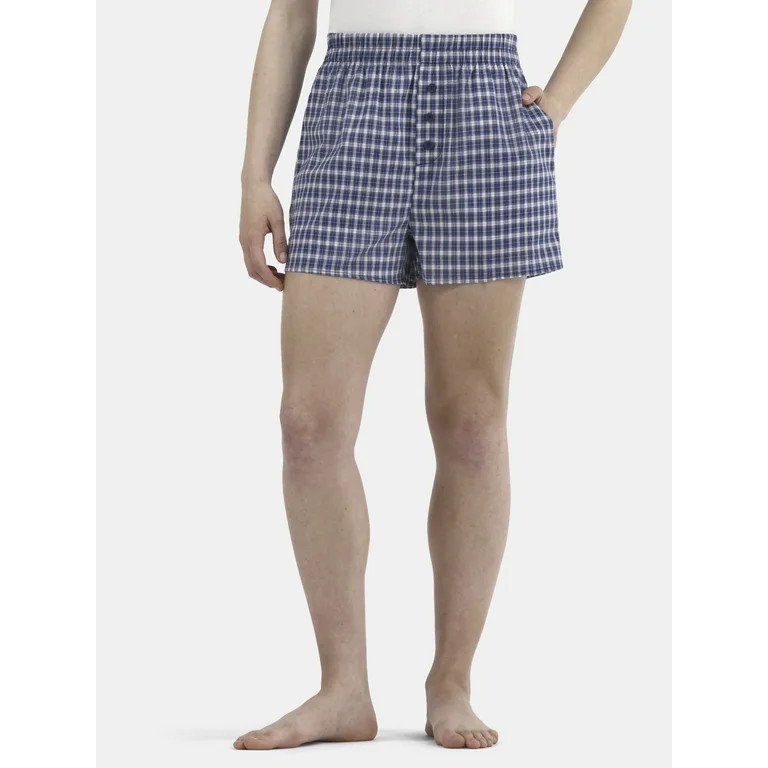 No Boundaries Cotton Boxer Shorts with Rollover Waist, Women's | Walmart (US)