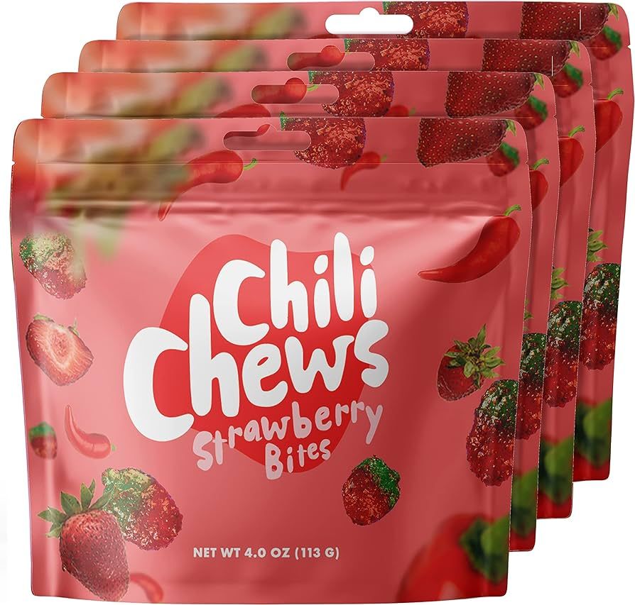 Chili Chews Great Tasting Sweet Then Sour & Spicy Candy Bites, Snacks For All Ages, The Perfect C... | Amazon (US)