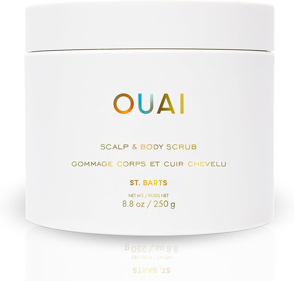 OUAI Scalp & Body Scrub, St. Barts - Exfoliating Body Scrub with Sugar & Coconut Oil Blend for Sm... | Amazon (US)