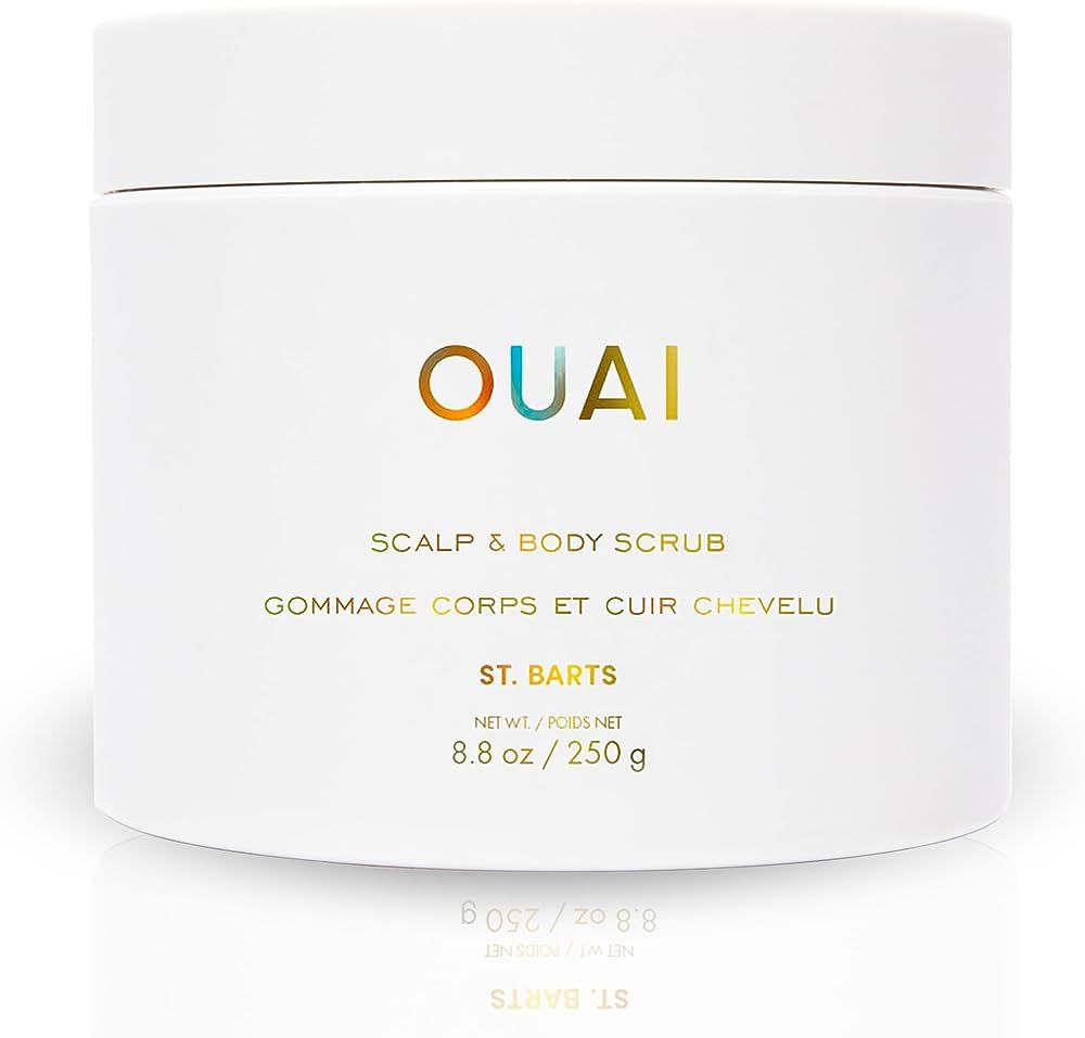 OUAI Scalp & Body Scrub, St. Barts - Foaming Coconut Oil Sugar Scrub and Gentle Scalp Exfoliator ... | Amazon (US)