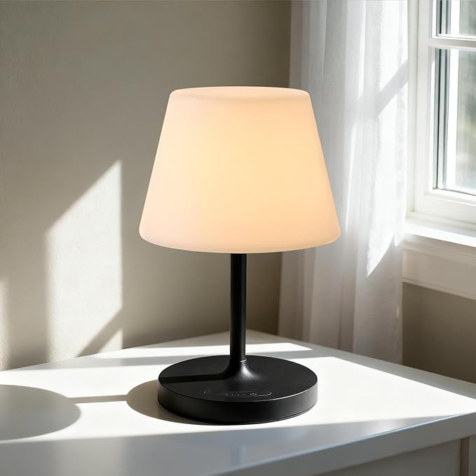 Outdoor Battery Operated Table Lamp, IP54 Waterproof Shower Lamp, 4000mAh Rechargeable Cordless L... | Amazon (US)