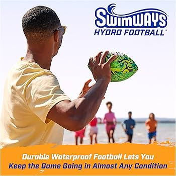Swimways Hydro Waterproof Football, Outdoor Games for Adults and Kids, Swimming Pool Accessories ... | Amazon (US)