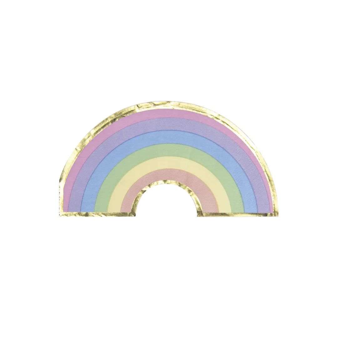 Pastel Rainbow Napkins | Ellie and Piper