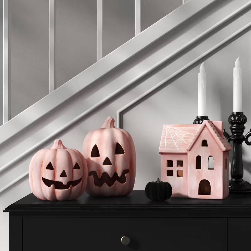 Terracotta Haunted House Halloween Novelty Decoration Orange - Hyde & EEK! Boutique™ | Target