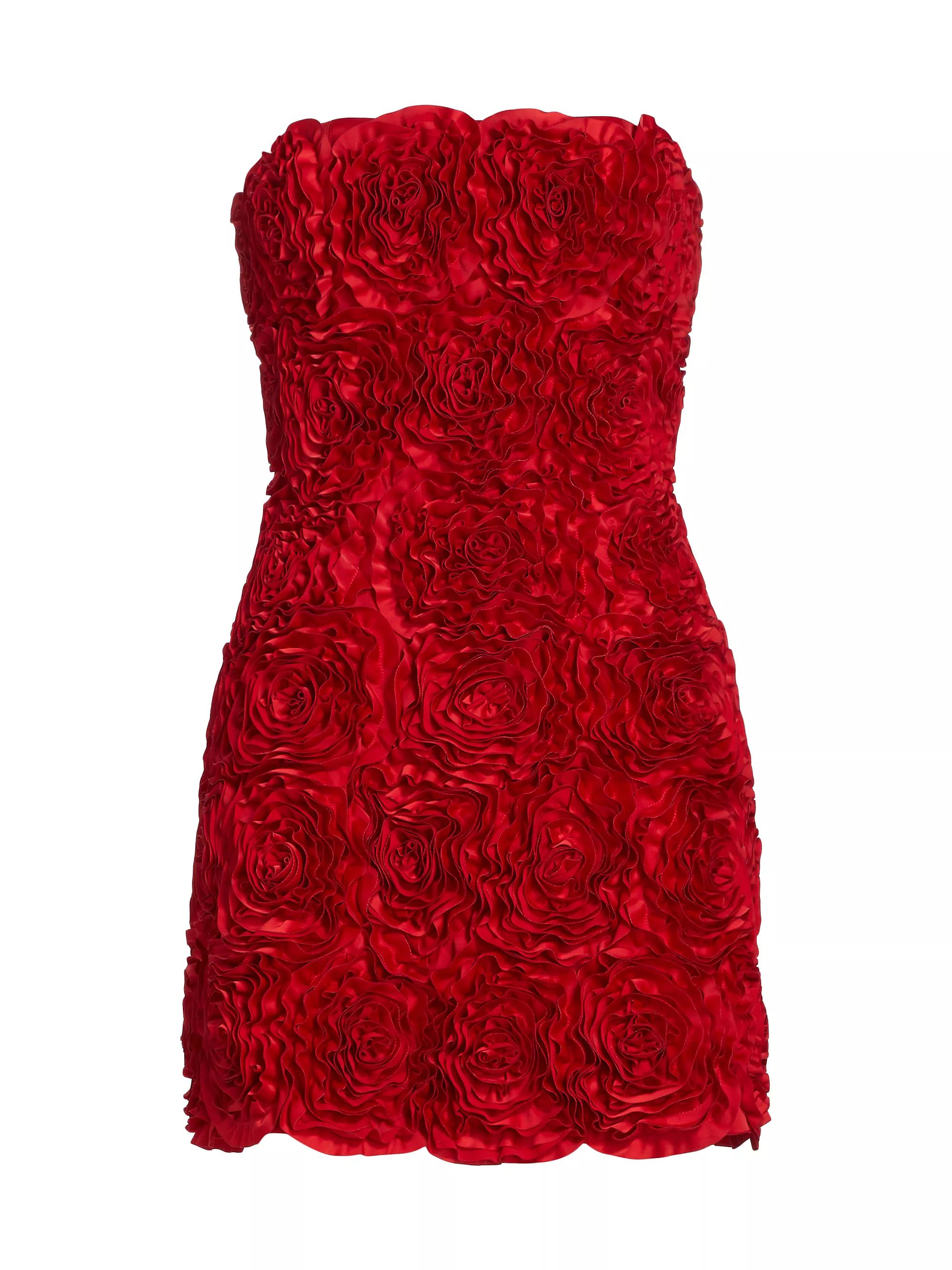 Gazer Rosette Strapless Minidress | Saks Fifth Avenue