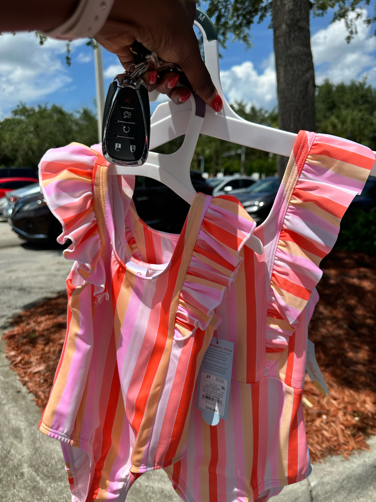 Matching target swimsuits for girls. 

Target 
Swimsuit
Kids swim 

#LTKsalealert #LTKswim #LTKfamily