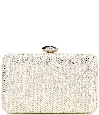 Straw Minaudiere Clutch | Dillard's