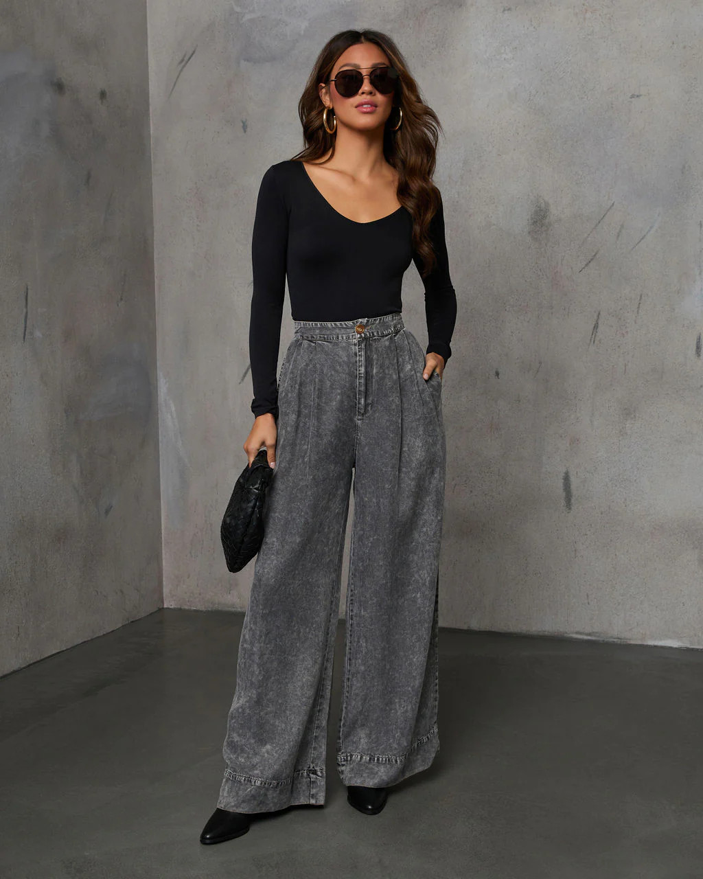Kinslei High Rise Wide Leg Pants | VICI