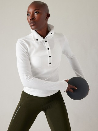 Flurry Seamless Henley | Athleta