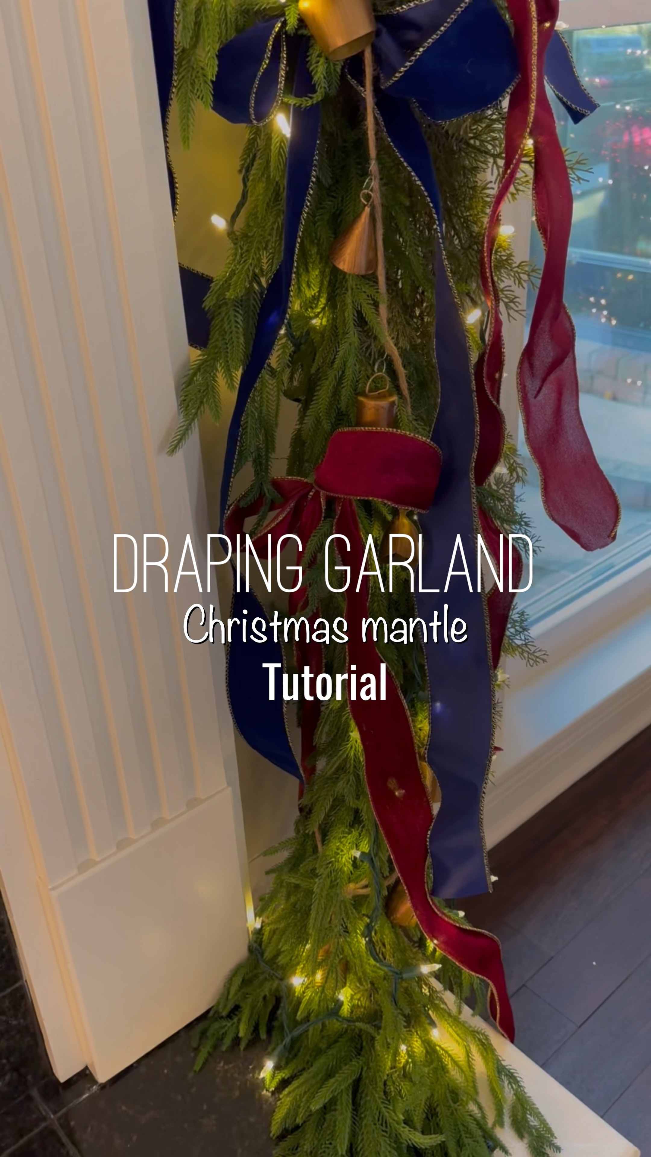 DIY draping garland tutorial 🎄For this year’s Christmas mantle I layered Norfolk pine and cedar garlands for a full look, connecting them with floral wire throughout. I also used one command hook in the center to secure the middle draping. 

Christmas decorations. Christmas mantle decor. Christmas fireplace decor. Draping garland. Ribbon decor. 2024 Christmas decor. Decorating tips. 

#christmas2024  #xmasdecor  #christmaslivingroom #christmastree #vintagechristmas #christmasdecor 

#LTKHome #LTKHoliday #LTKCyberWeek