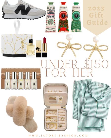 Gift ideas for her under $150 including items under $100

#giftguide
#holidaygifts 
#holidaypyjamas

#LTKHoliday #LTKGiftGuide #LTKCyberWeek