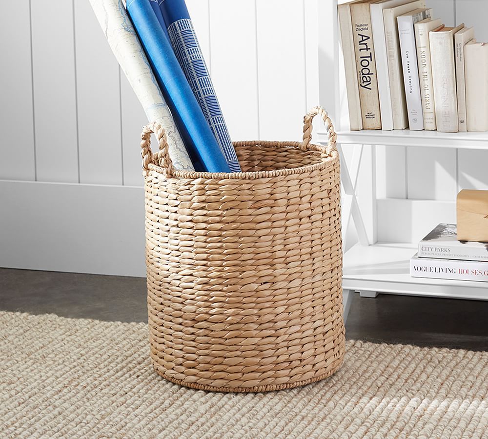 Savannah Handwoven Seagrass Tote Basket | Pottery Barn (US)