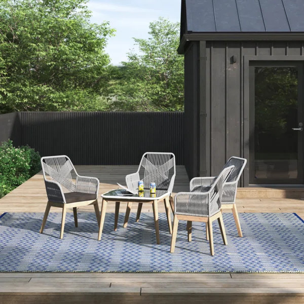 Odaniel 4 - Person Seating Group with Cushions | Wayfair North America