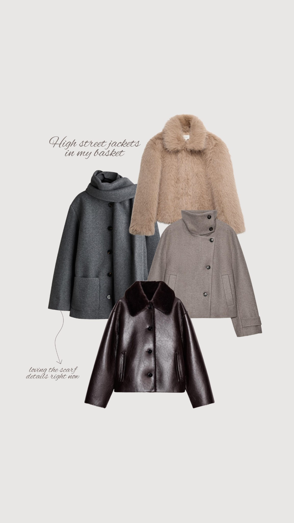 High street jackets in my basket right now 🤍

#LTKwinter #LTKautumn #LTKuk