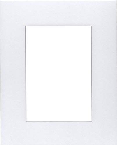 Pack of (5) 18x24 Acid Free White Core Picture Mats Cut for 12x18 Pictures in White | Amazon (US)