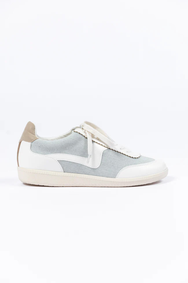 Tiffany Light Blue Denim Swirl Sneaker | Pink Lily