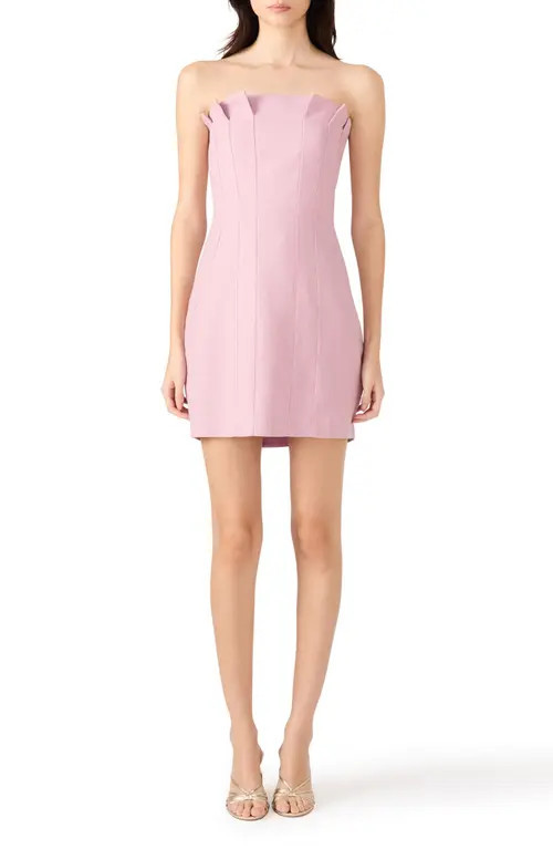 Steve Madden Luciella Strapless Minidress in Mauve Shadows at Nordstrom, Size Small | Nordstrom