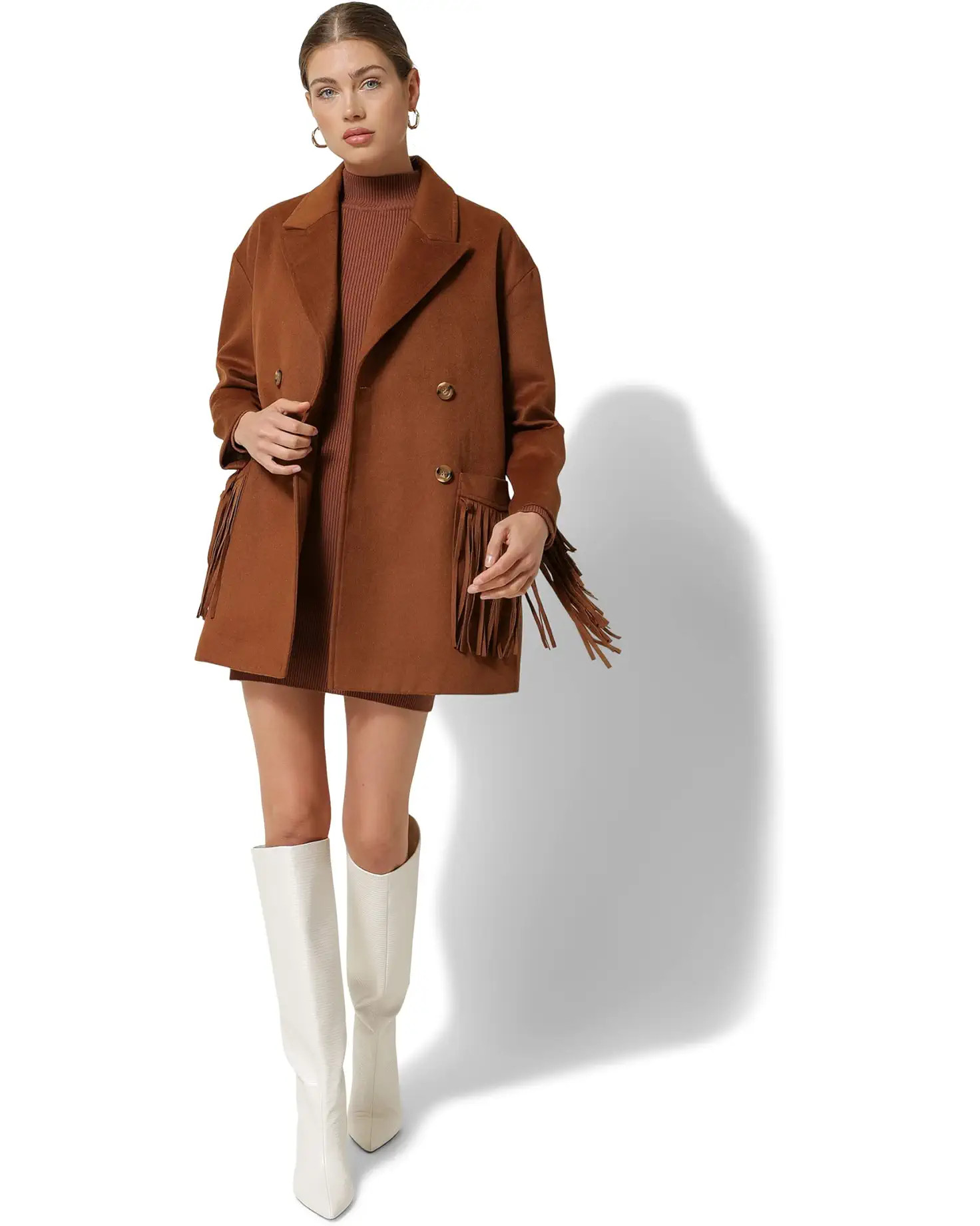 line and dot Jenny Double-Breasted Jacket | Zappos