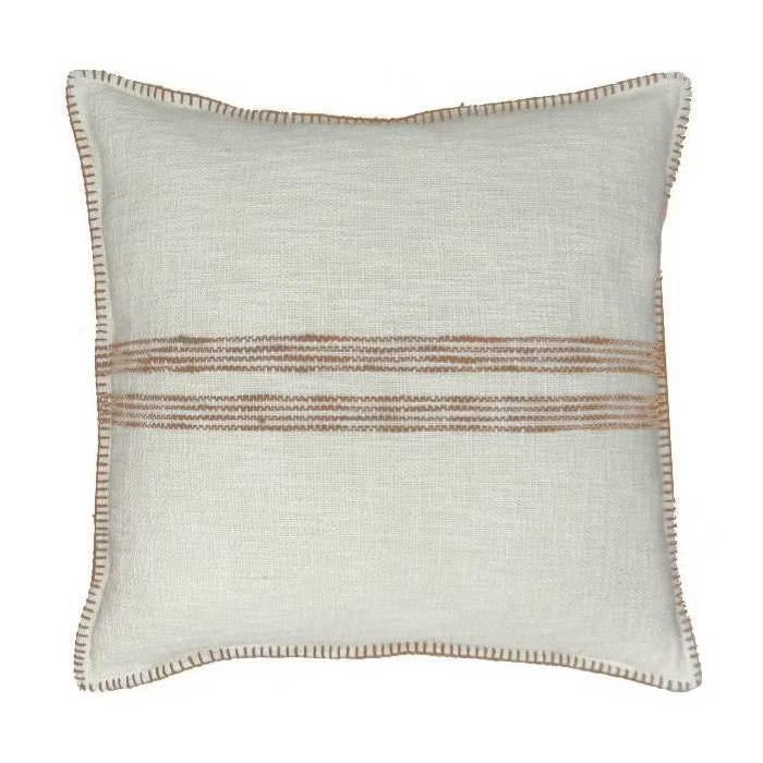 Oversize Square Woven Stripe Pillow - Threshold™ | Target