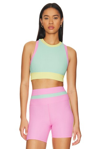 BEACH RIOT Gwen Top in Pastel Macaron Colorblock from Revolve.com | Revolve Clothing (Global)