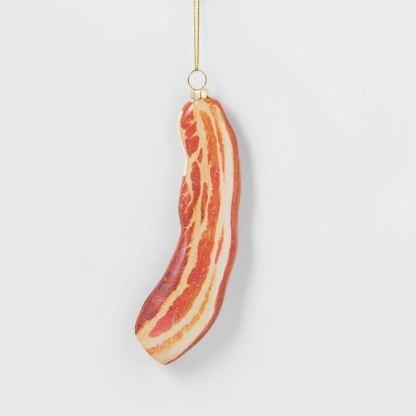 Bacon Glass Christmas Tree Ornament - Wondershop™ | Target