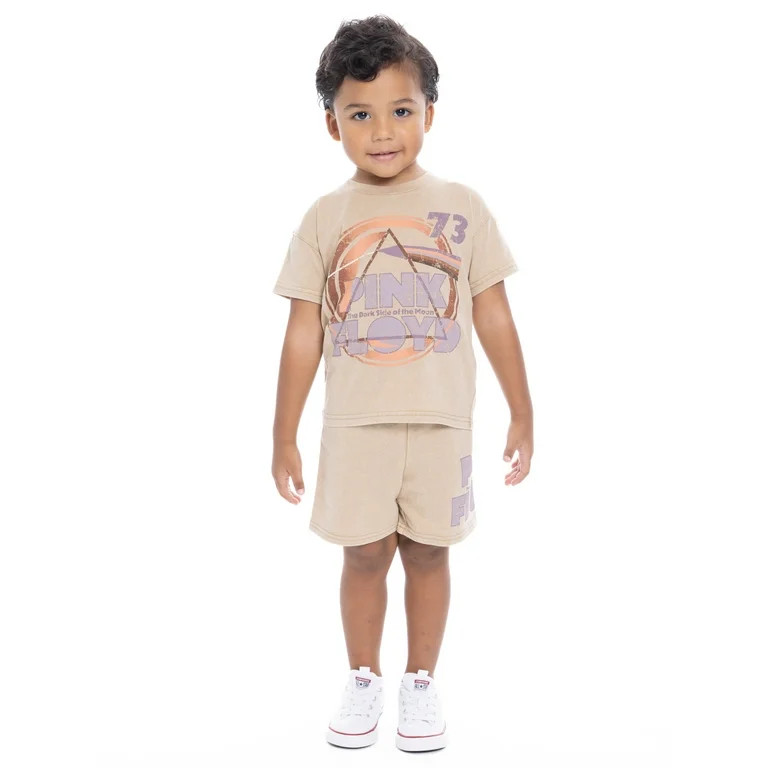 Pink Floyd Toddler Boys Graphic Tee and Shorts Set, 2-Piece, Sizes 12M-5T | Walmart (US)