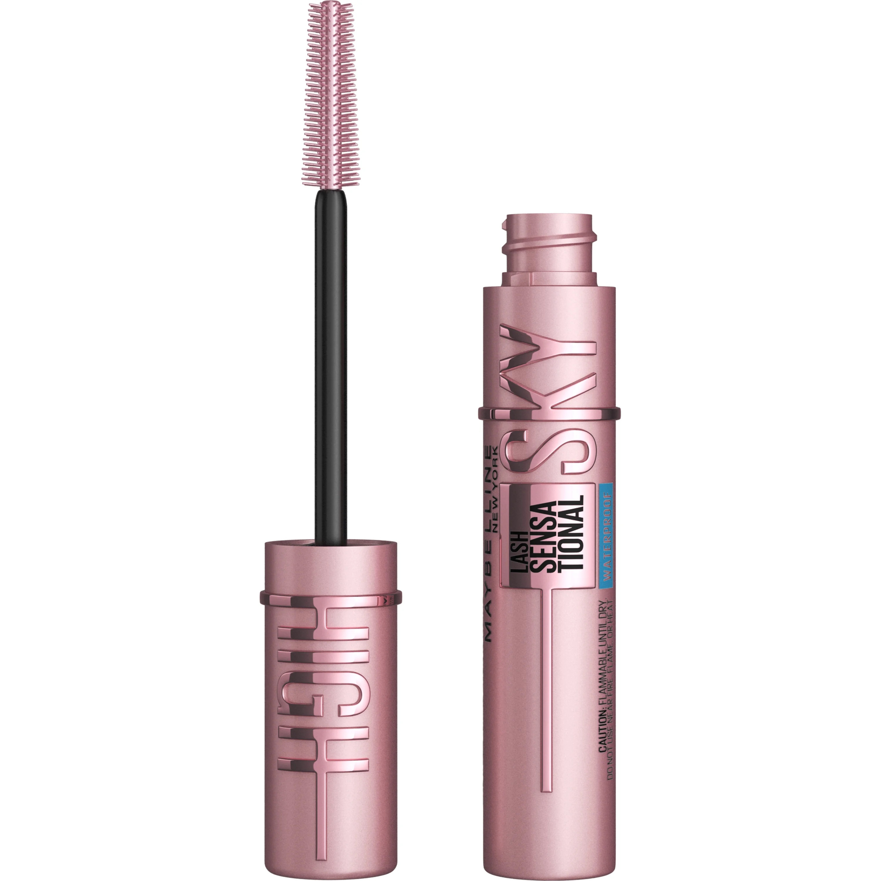 Maybelline Lash Sensational Sky High Waterproof Mascara Makeup, Very Black, 0.2 fl oz | Walmart (US)