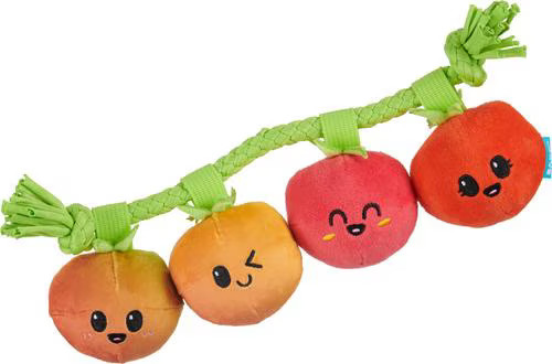 BARK Hairloom Tomatoes Plush Dog Toy | Chewy
