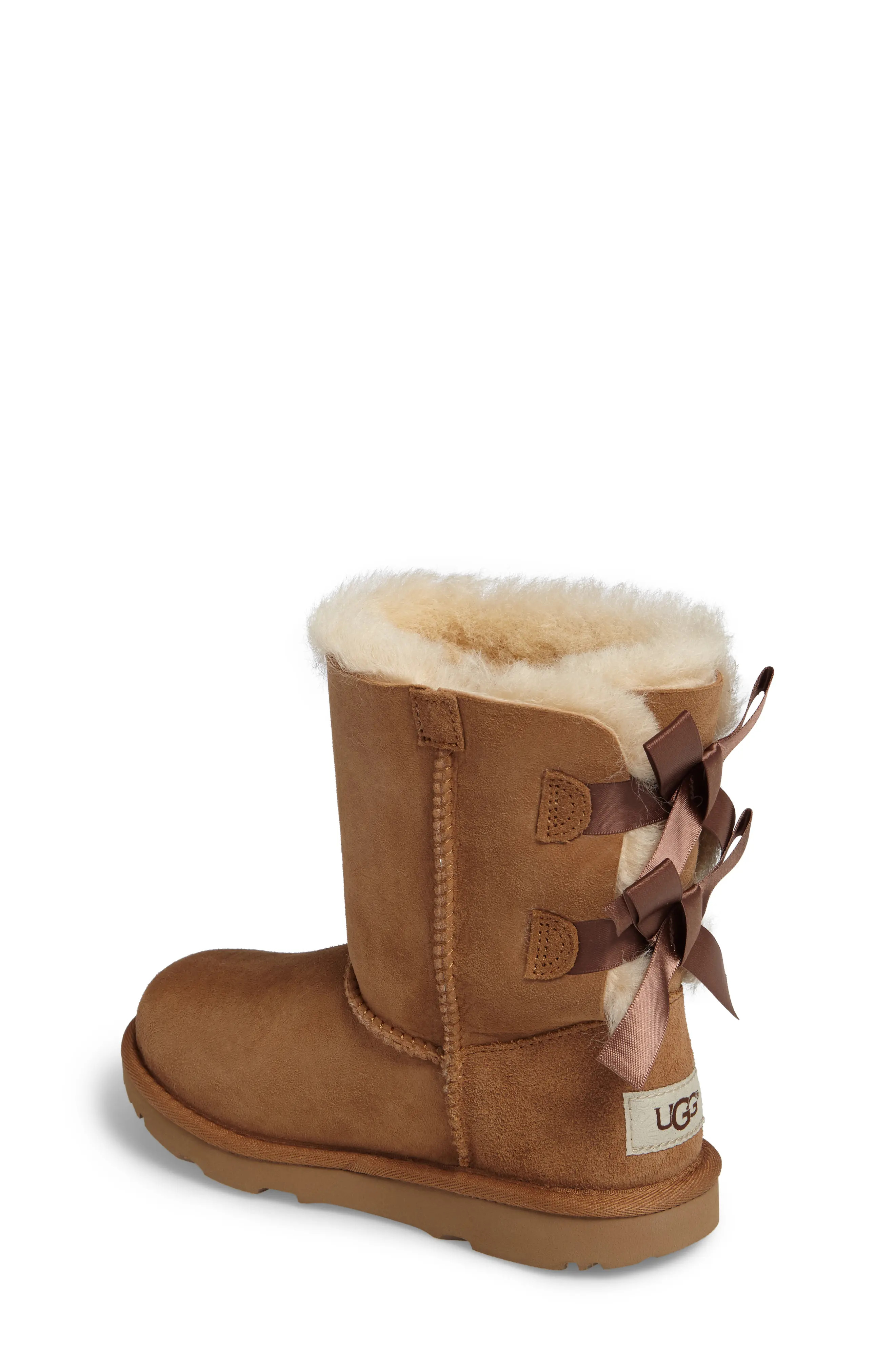UGG® Bailey Bow II Water Resistant Genuine Shearling Boot (Walker, Toddler, Little Kid & Big Kid) | Nordstrom