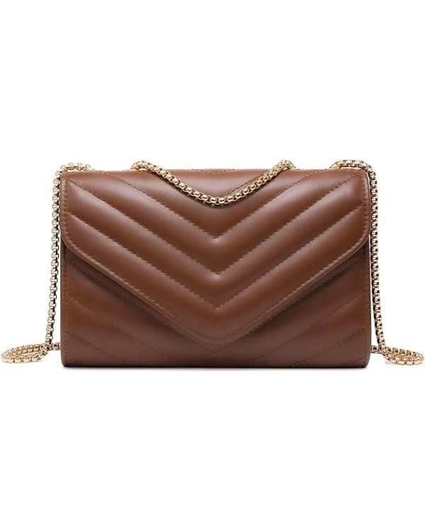 Dasein Women Small Quilted Crossbody Bags Stylish Designer Evening Bag Clutch Purses and Handbags... | Amazon (US)
