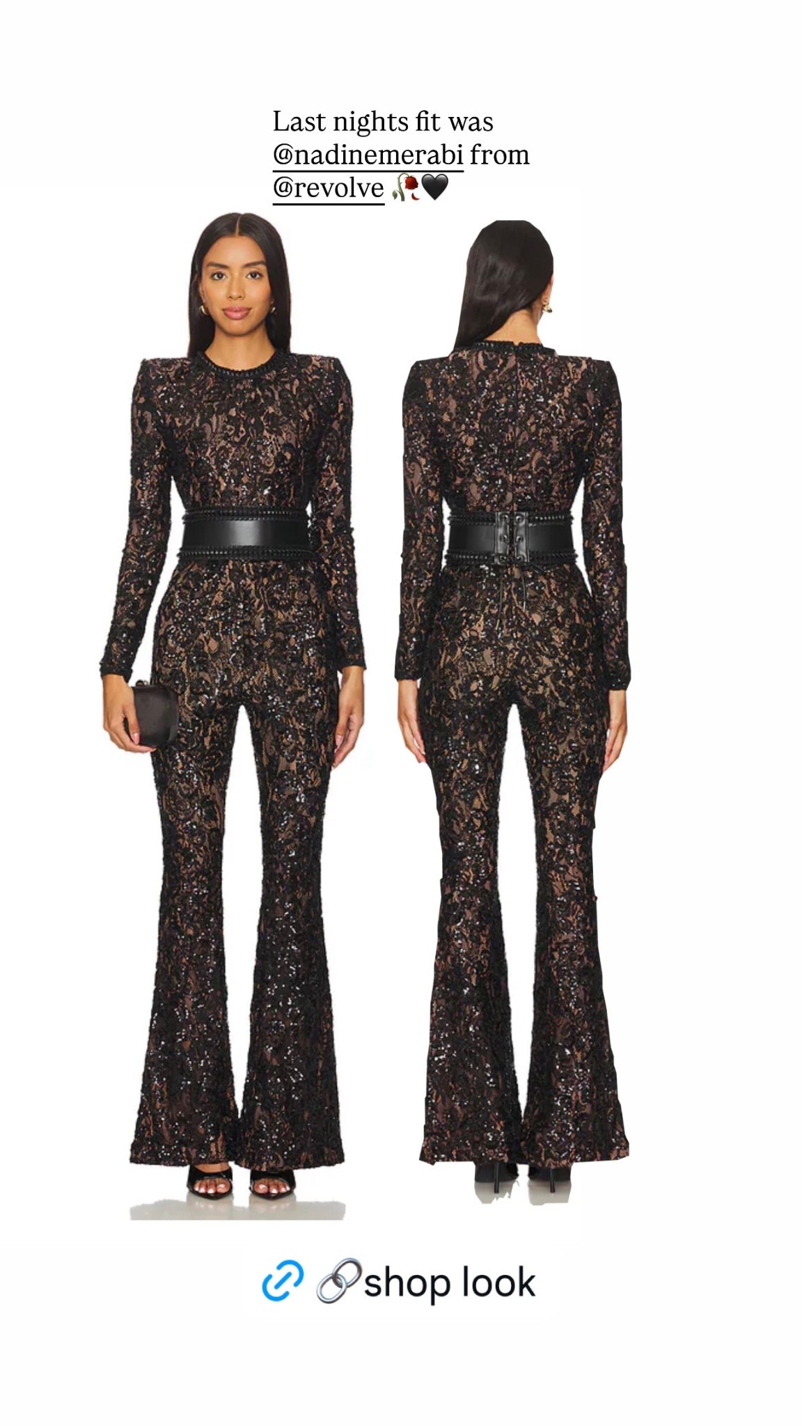 Nadine Merabi Jumpsuit
Revolve holiday fit 

#LTKHoliday #LTKootd #LTKSeasonal