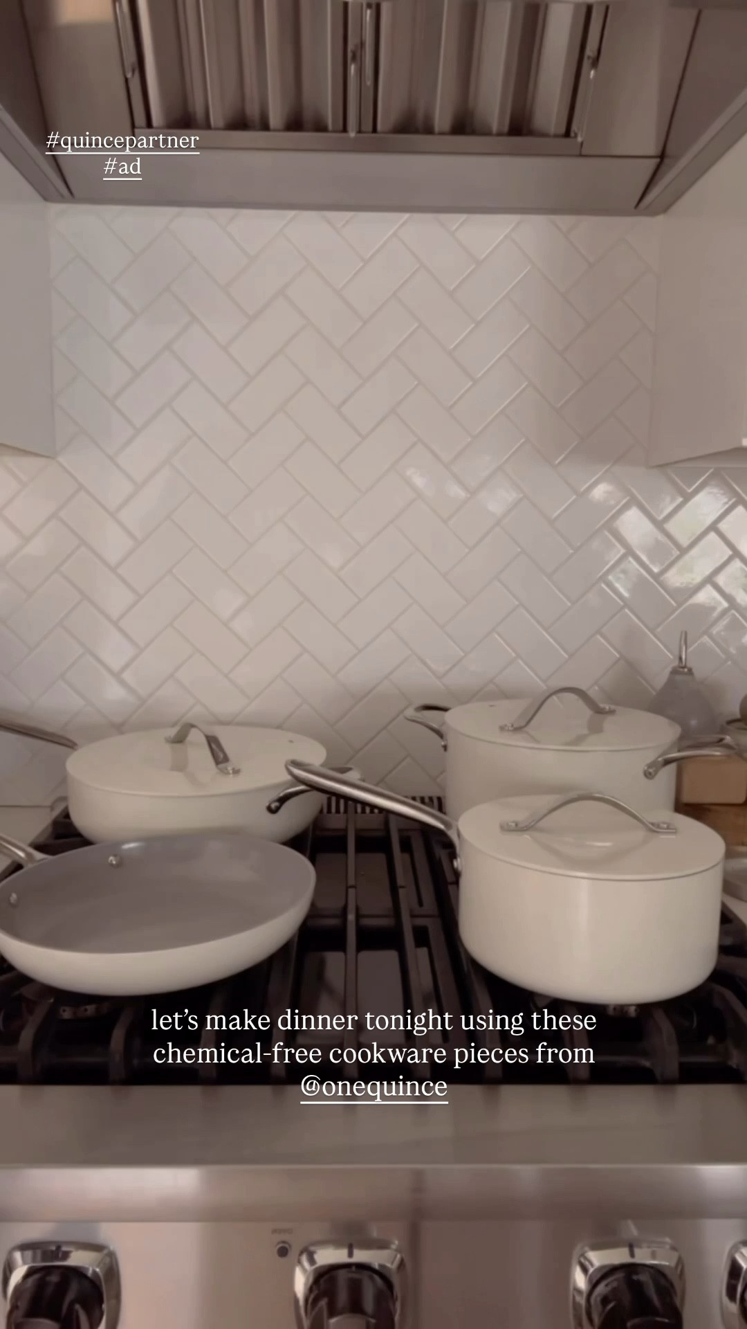 I tossed out all of our toxic cookware several years ago (back in 2020) and was in need of a new set. This Ceramic Nonstick 7pc Cookware Set from @onequince is not only beautiful, but it’s chemical-free with a non-stick surface that makes it easy to cook on and a breeze to clean. I also love that it’s oven safe up to 500 F, making it such a versatile set for all my cooking needs. 
#quincepartner #ad 

#LTKHome