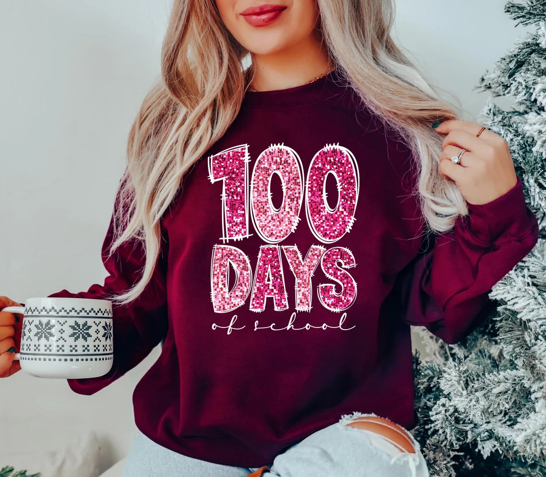 100 Days of School Shirt, 100 Day Shirt, 100th Day of School Celebration, Student Shirt, Back to ... | Etsy (US)