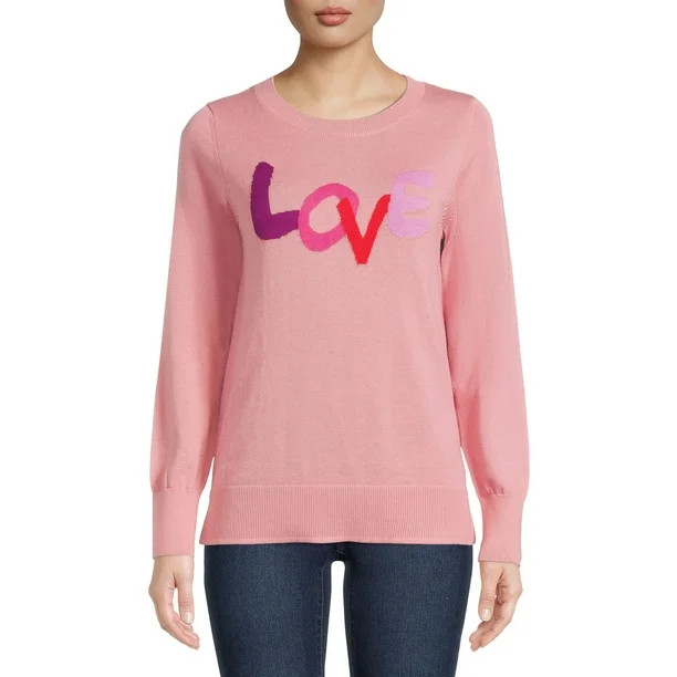 Time and Tru Women’s Fashion Sweater - Walmart.com | Walmart (US)