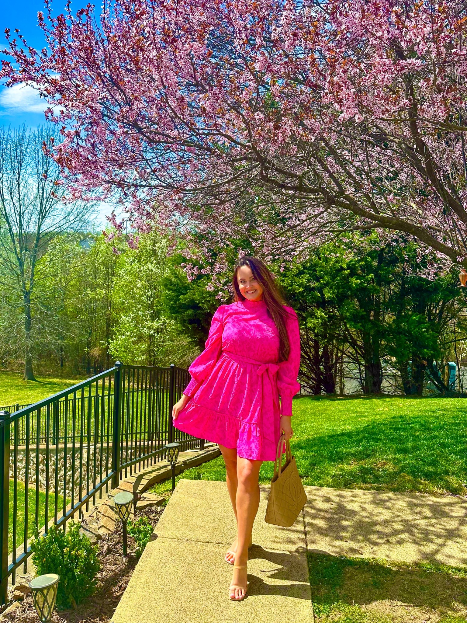 Probably my favorite pink dress I own! Such a stunning color and flattering fit

Wearing my normal medium  

#LTKSeasonal #LTKFindsUnder50 #LTKStyleTip