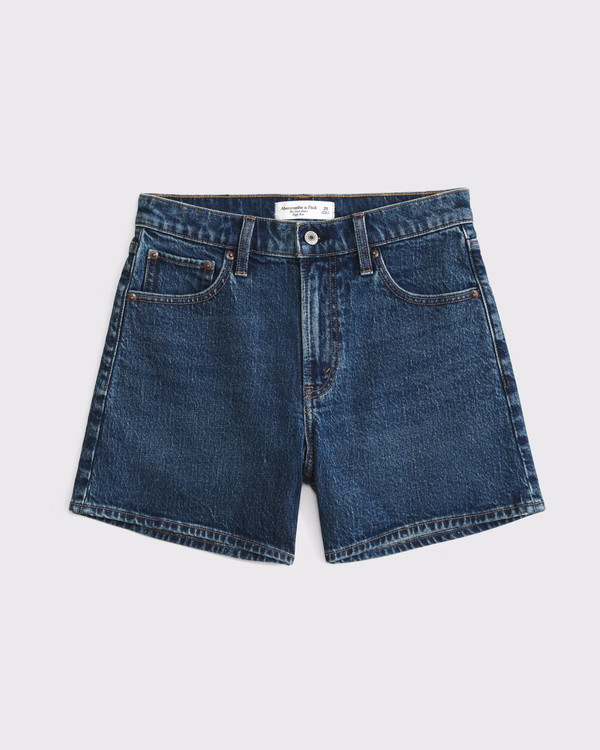 Curve Love High Rise Dad Short | Abercrombie & Fitch (US)