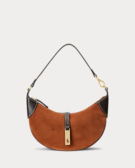 Polo ID Suede-Leather Mini Shoulder Bag | Ralph Lauren (UK)