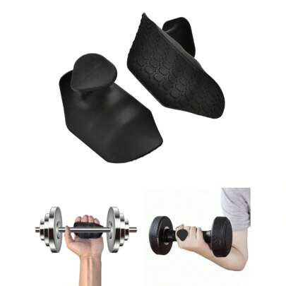 1 Set Silicone Waterproof And Non-Slip Workout Gloves, Fingerless Gloves Fitness Protective Grips For Weightlifting | SHEIN