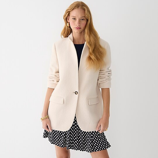 Leighton blazer-jacket in Italian boiled wool | J. Crew US