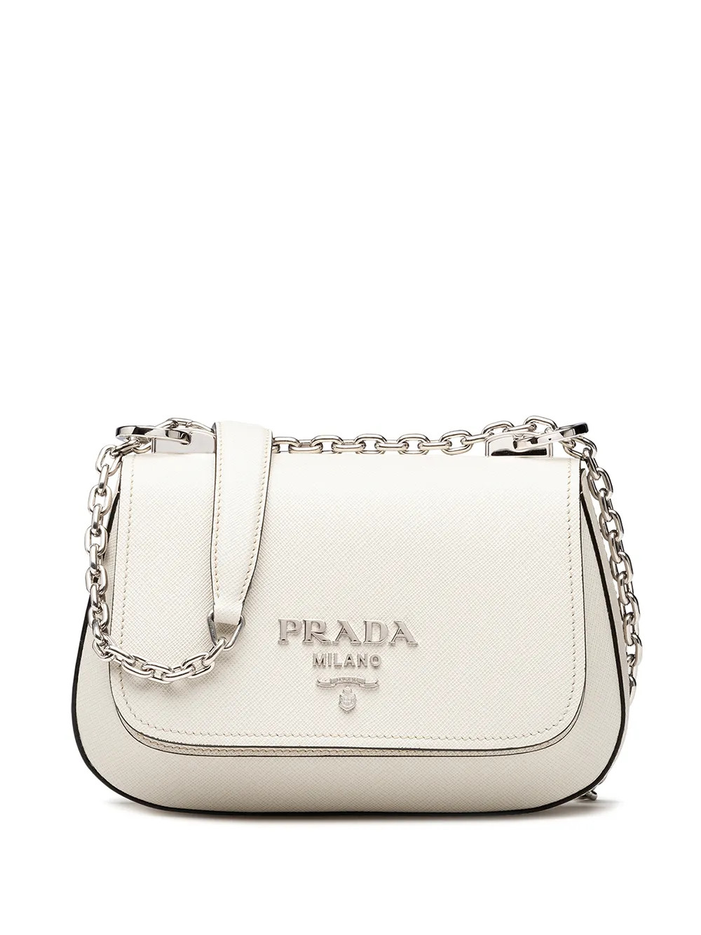 Prada Bolsa Tiracolo Com Placa De Logo - Farfetch | Farfetch Global
