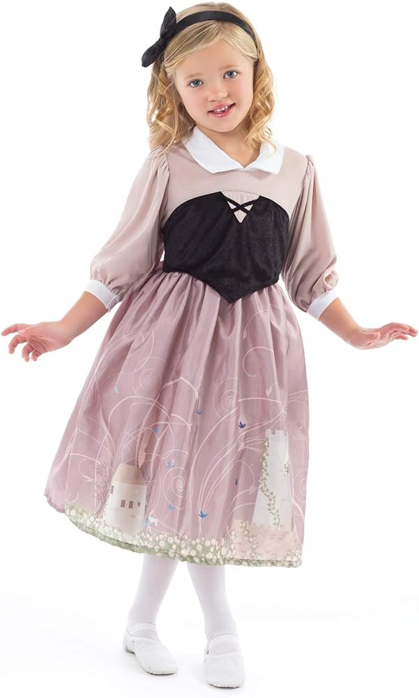 Little Adventures Sleeping Beauty Day Dress with Headband Princess Costume (Large Age 5-7) | Amazon (US)