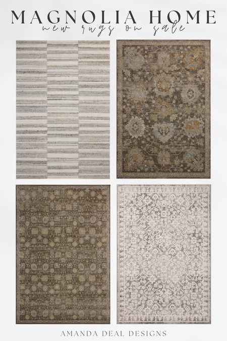 Magnolia Home by Joanna Gaines x Loloi New Rugs on sale now!

Find more content on Instagram @amandadealdesigns for more sources and daily finds from crate & barrel, CB2, Amber Lewis, Loloi, west elm, pottery barn, rejuvenation, William & Sonoma, amazon, shady lady tree, interior design, home decor, studio mcgee x target, bedroom furniture, living room, bedroom, bedroom styling, restoration hardware, end table, side table, framed art, vintage art, wall decor, area rugs, runners, vintage rug, target finds, sale alert, tj maxx, Marshall’s, home goods, table lamps, threshold, target, wayfair finds, Turkish pillow, Turkish rug, sofa, couch, dining room, high end look for less, kirkland’s, Ballard designs, wayfair, high end look for less, studio mcgee, mcgee and co, target, world market, sofas, loveseat, bench, magnolia, joanna gaines, pillows, pb, pottery barn, nightstand, throw blanket, target, joanna gaines, hearth & hand, floor lamp, world market, faux olive tree, throw pillow, lumbar pillows, arch mirror, brass mirror, floor mirror, designer dupe, counter stools, barstools, coffee table, nightstands, console table, sofa table, dining table, dining chairs, arm chairs, dresser, chest of drawers, Kathy kuo, LuLu and Georgia, Christmas decor, Xmas decorations, holiday, Christmas Eve, NYE, organic, modern, earthy, moody

#LTKfindsunder100 #LTKsalealert #LTKhome