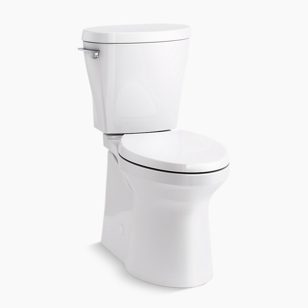 ContinuousClean XT two-piece elongated toilet with skirted trapway, 1.28 gpf | Kohler