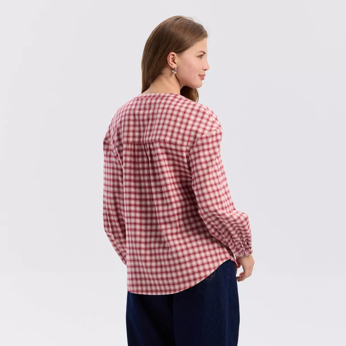 Women's Balloon Long Sleeve Button-Down Blouse - Universal Thread™ | Target