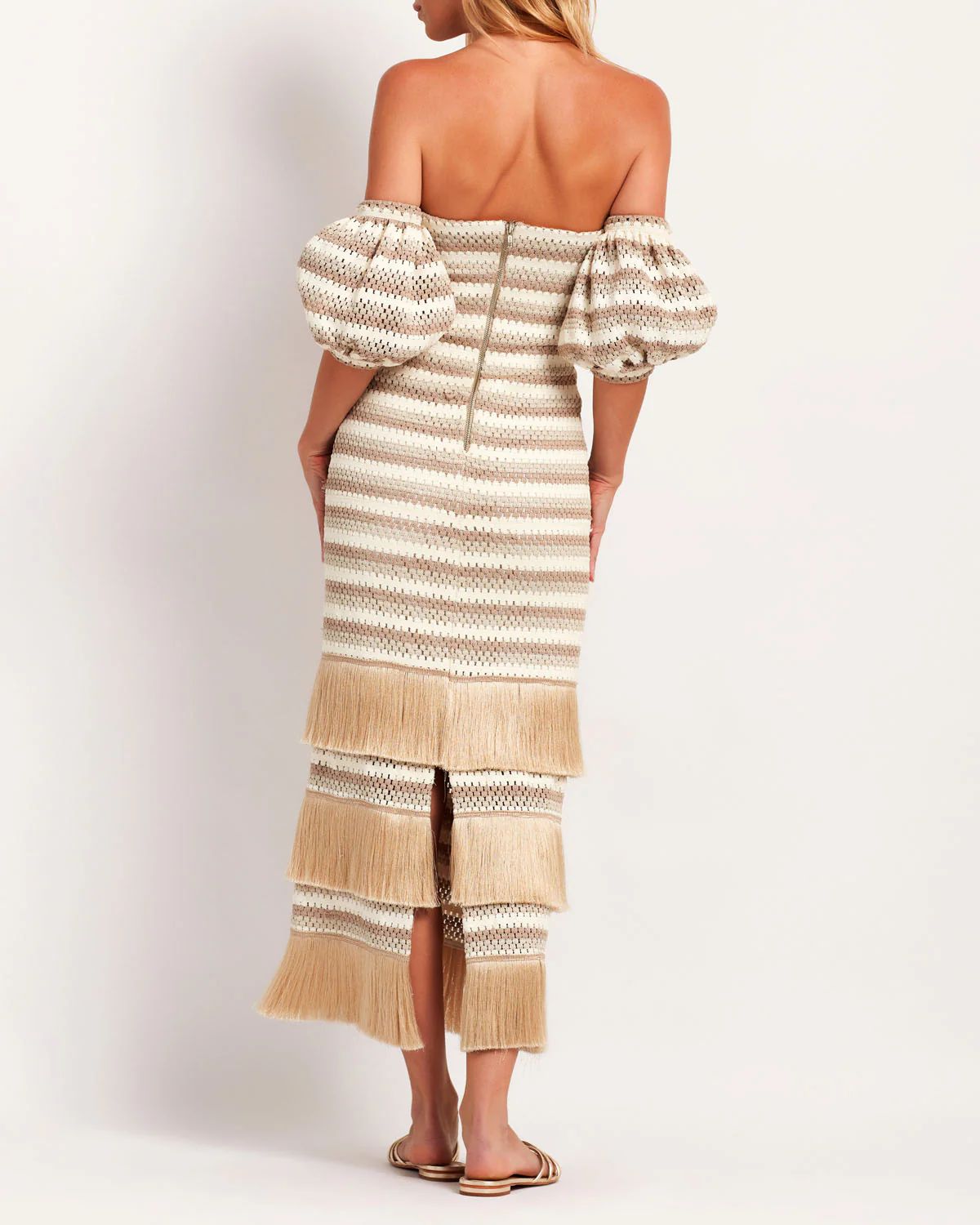 Striped Crochet Maxi Dress (FINAL SALE) | PatBO